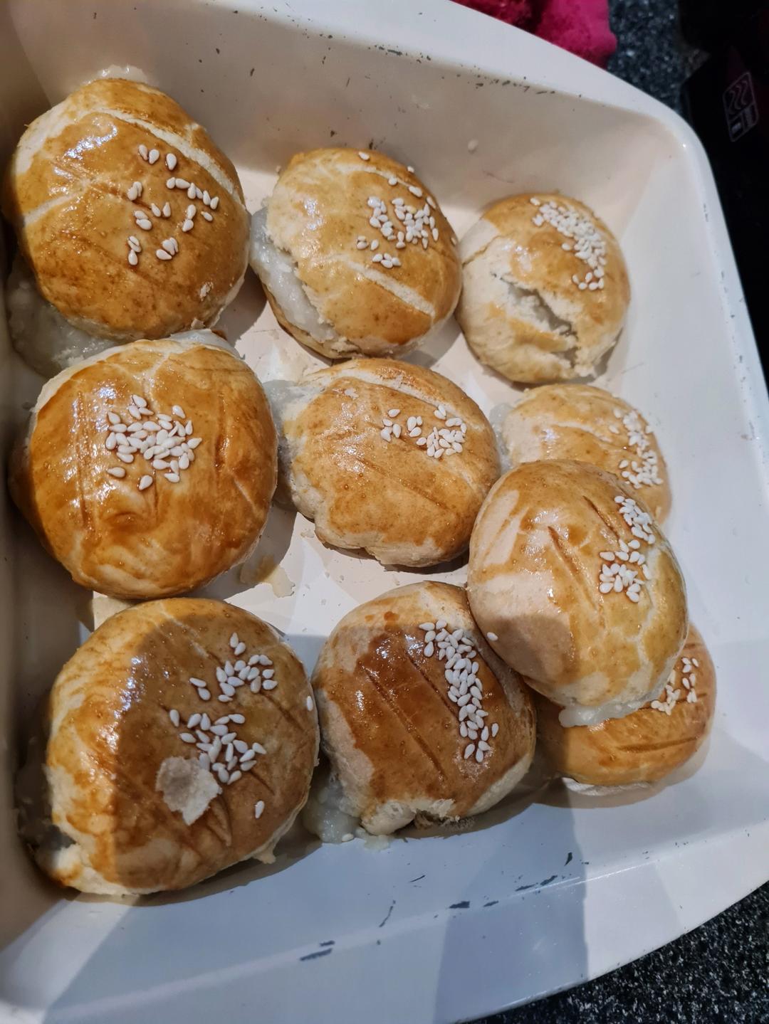 酥到掉渣的老婆饼 糯米馅（无需揉出膜）