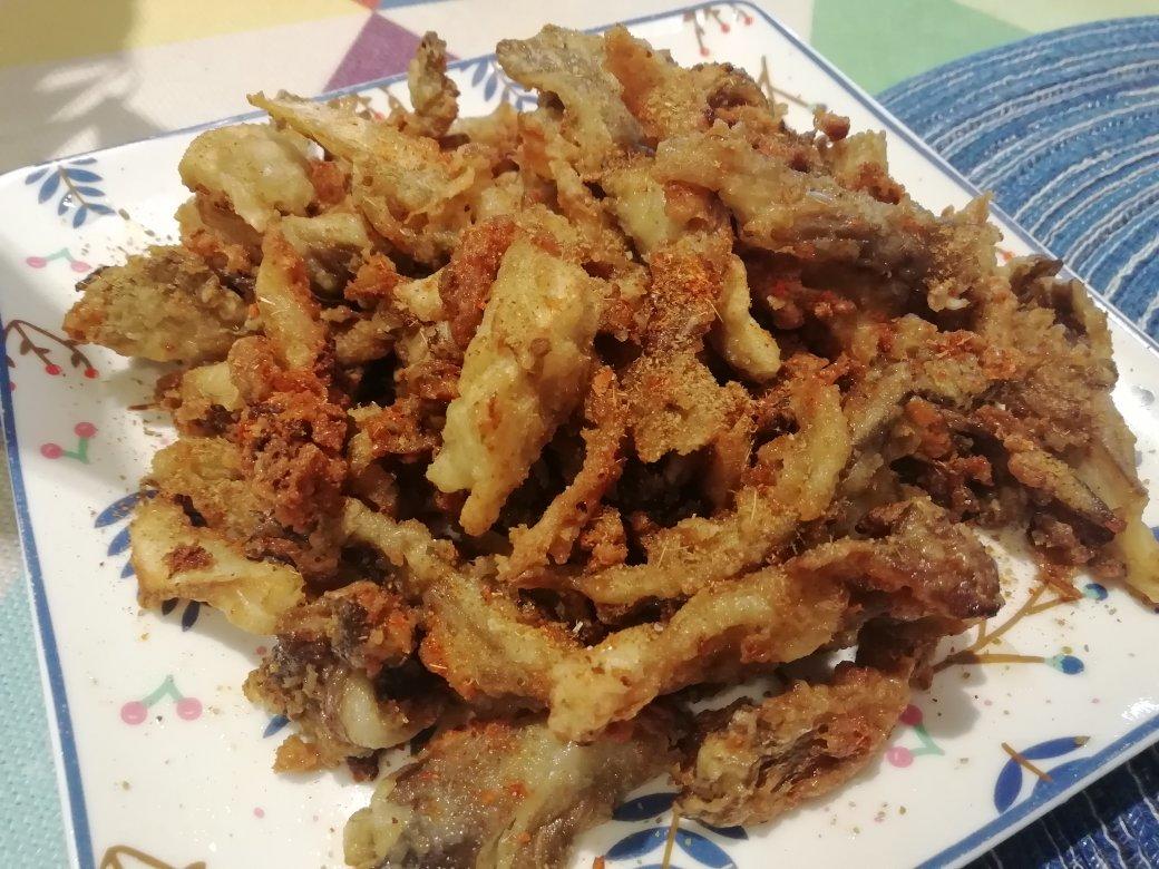 椒盐蘑菇-超好吃的下酒菜