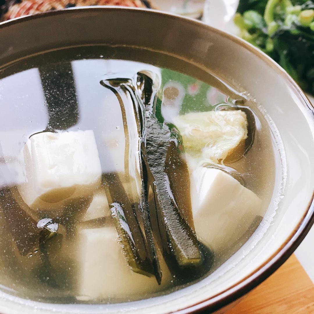 鱼饼我们去哪儿做的豆腐海带汤