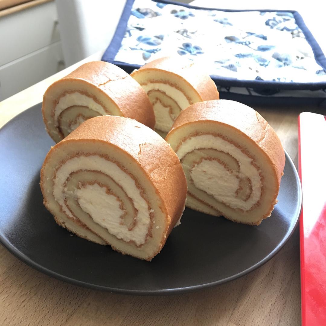 原味蛋糕卷(后蛋法)