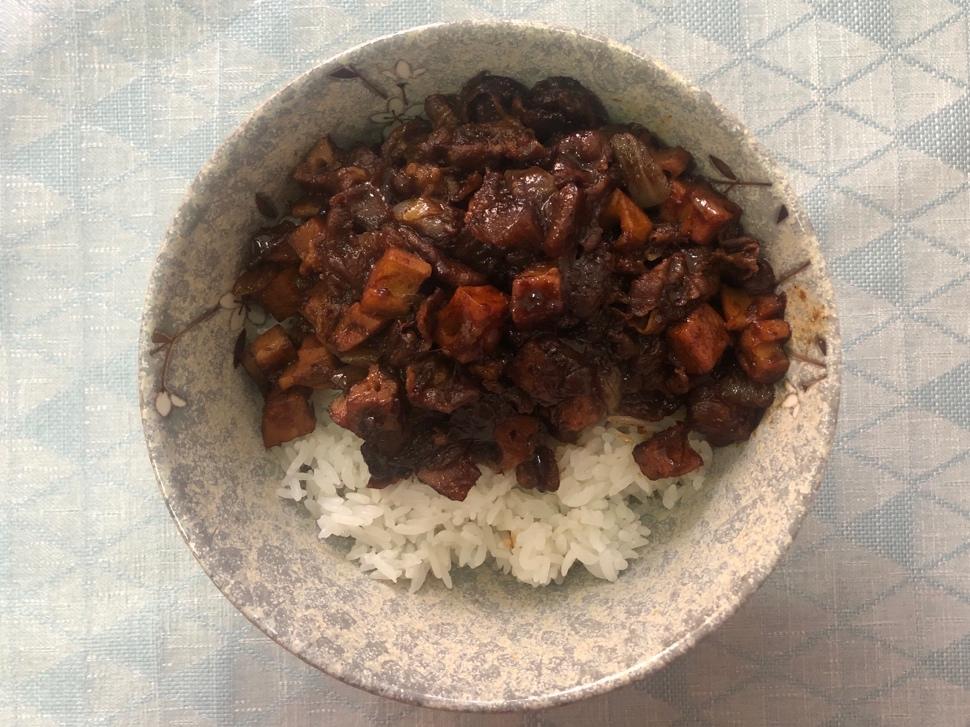 好吃的黑椒肥牛饭