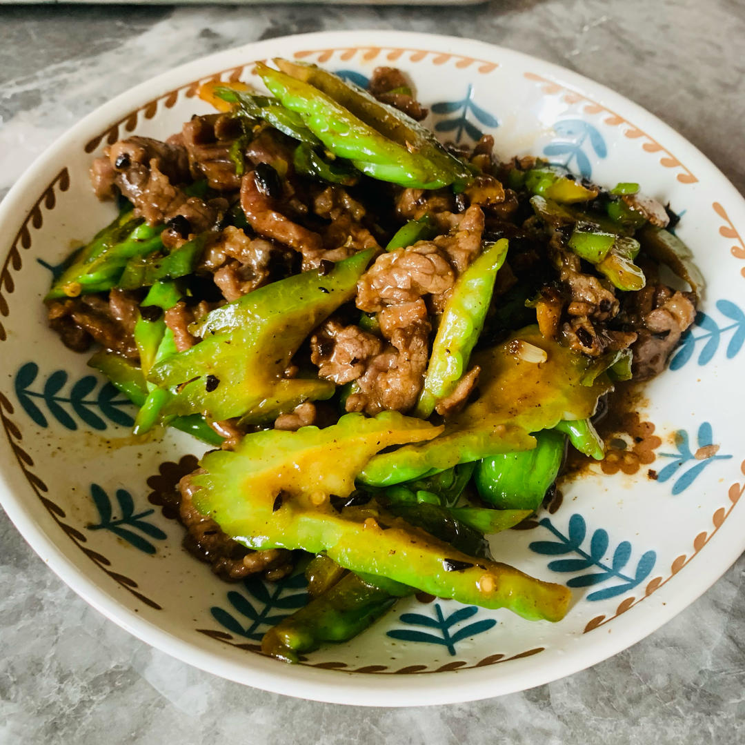 豉汁凉瓜炒牛肉