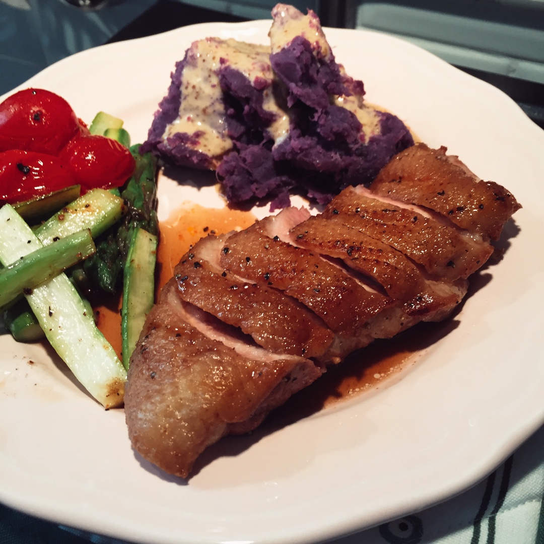 杂社ada做的法式鸭胸肉 magret de canard