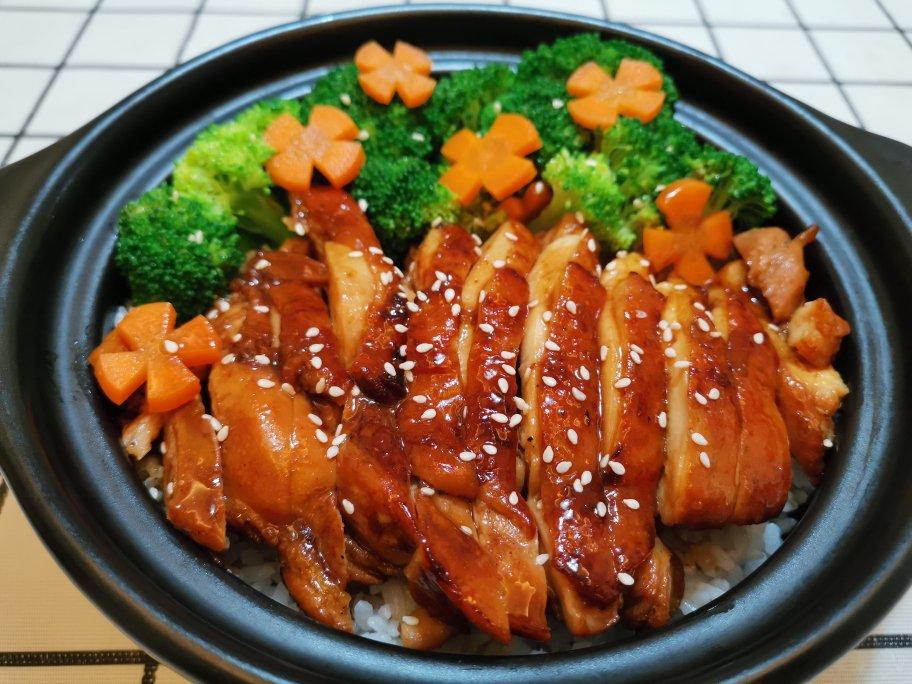 小小雨辉做的照烧鸡腿饭