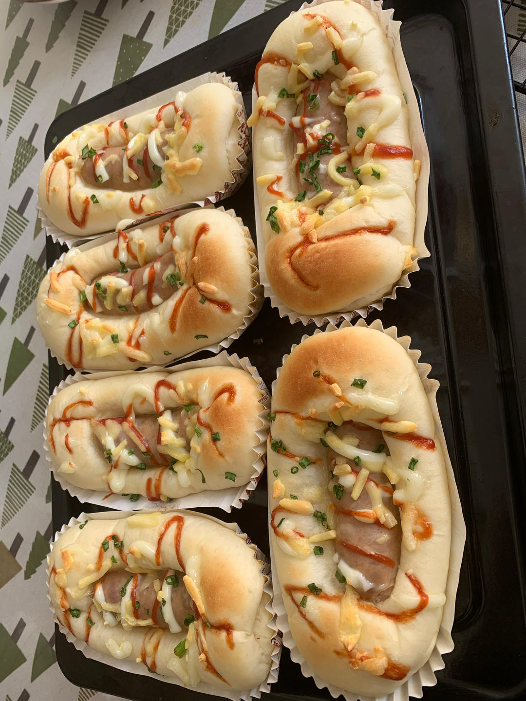 软fufu的经典肉松肠仔包