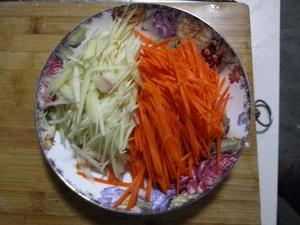 仔姜胡萝卜肉丝的做法 步骤2