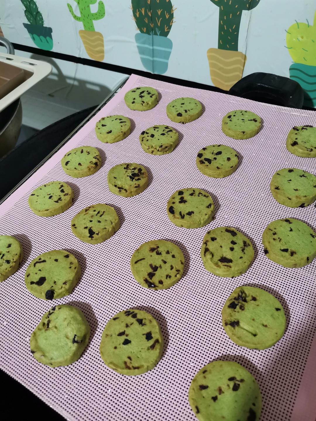 无需打发‼️红豆艾草饼干🍪烘焙入门烤箱美食