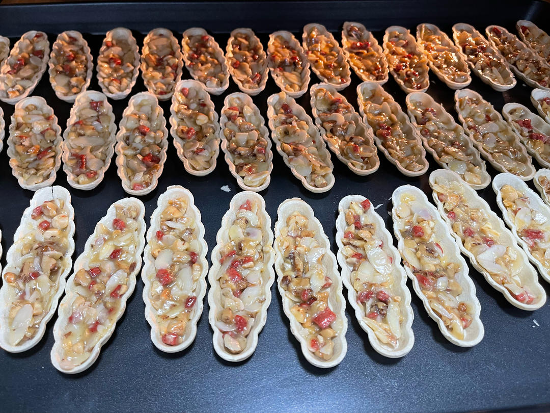视频🚢一次搞定3种口味｜焦糖坚果糯米船｜不测温，不冷冻｜低糖｜简单｜0难度