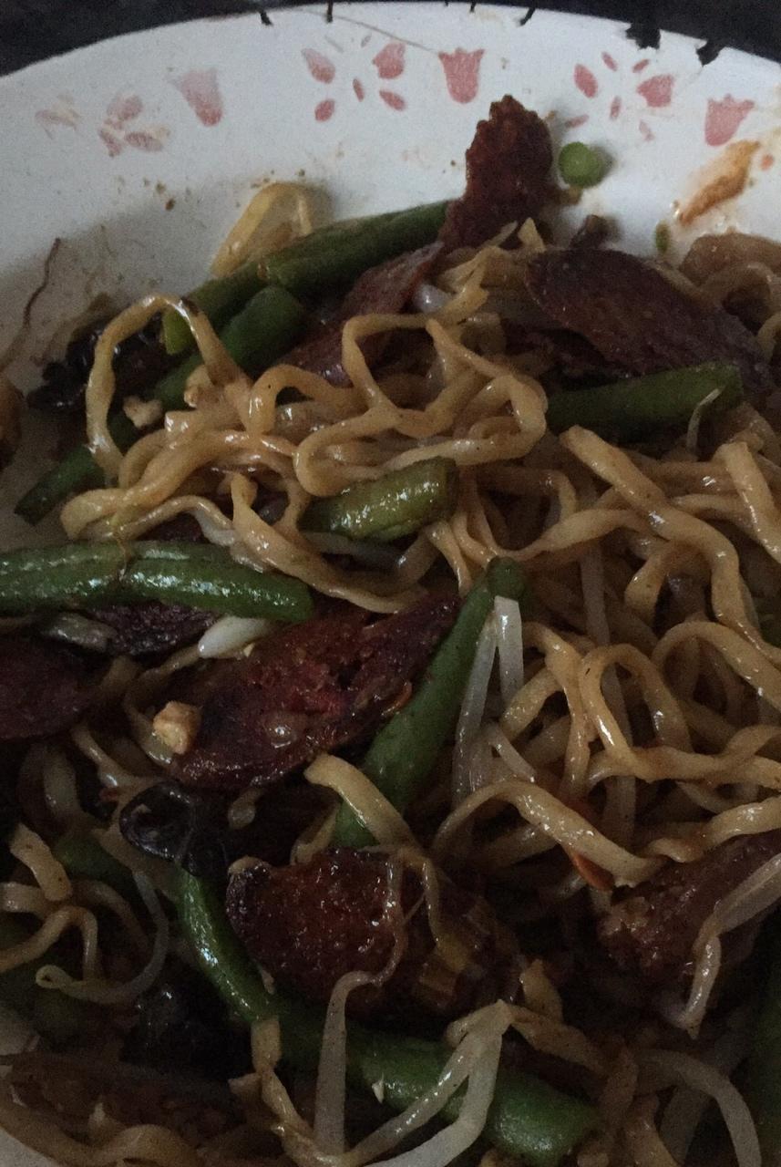 扁豆蒸面条（焖面）