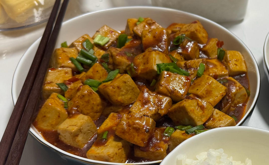 麻婆豆腐 十分钟无油健康版