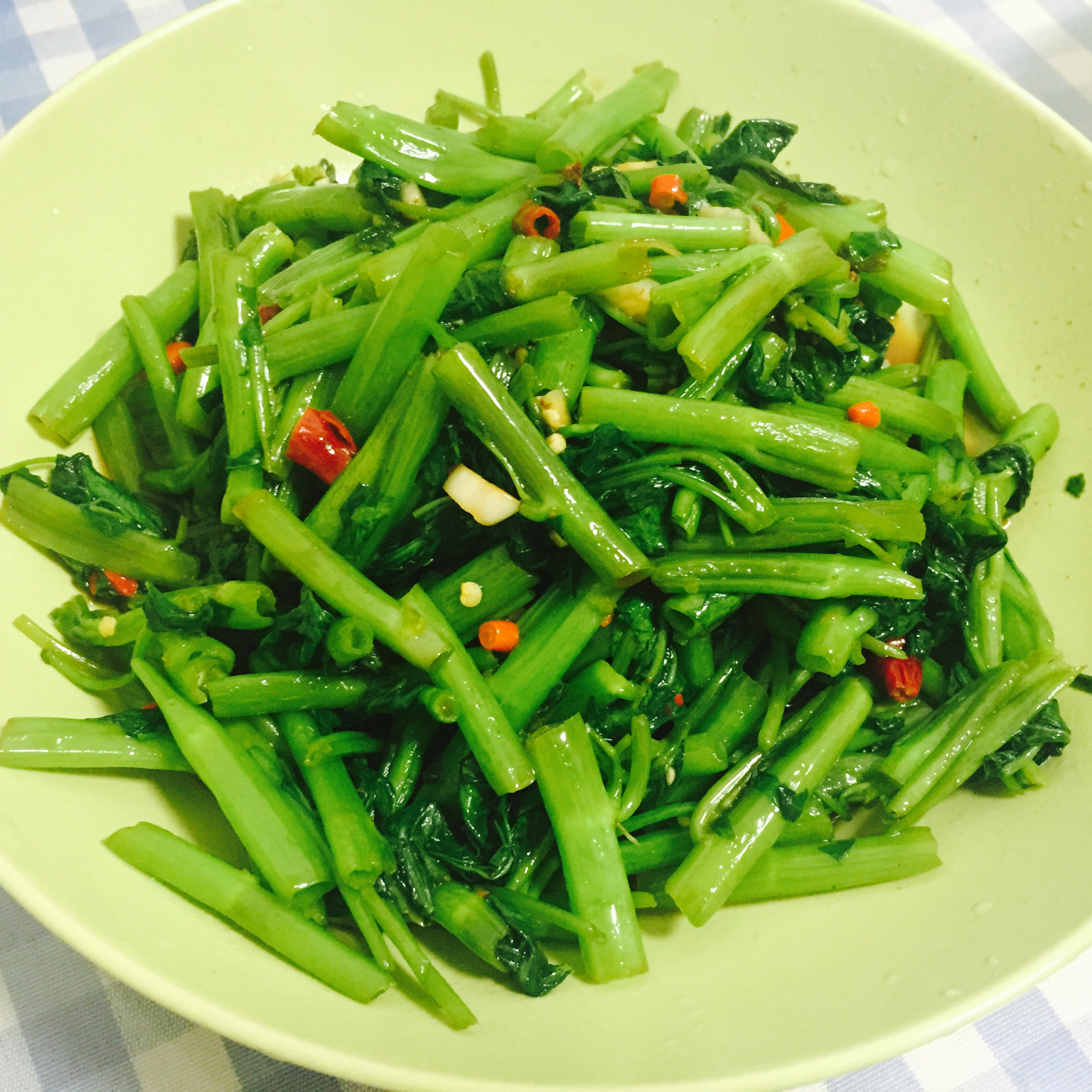 清炒空心菜