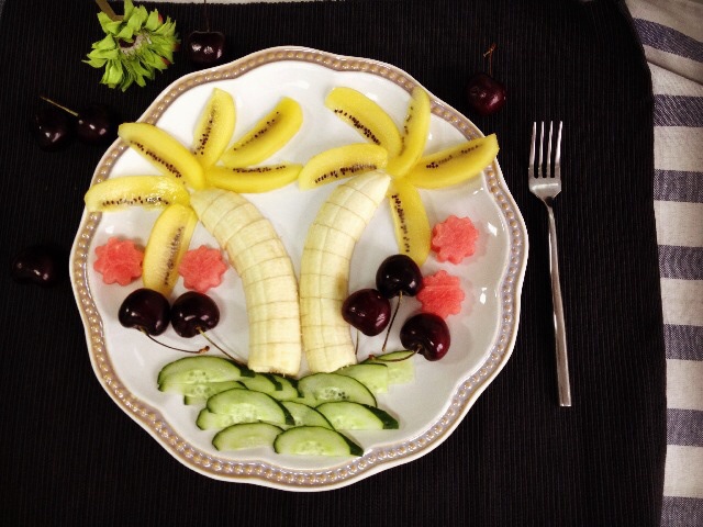 海岛风水果拼盘