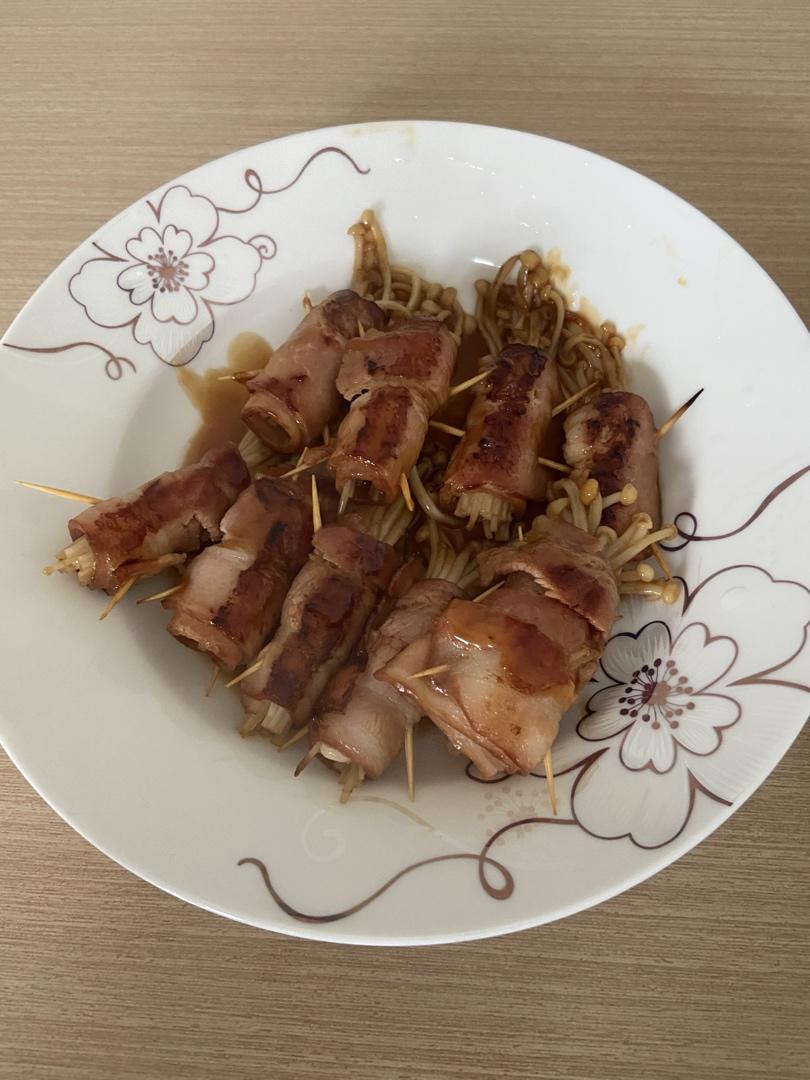 金针菇培根卷