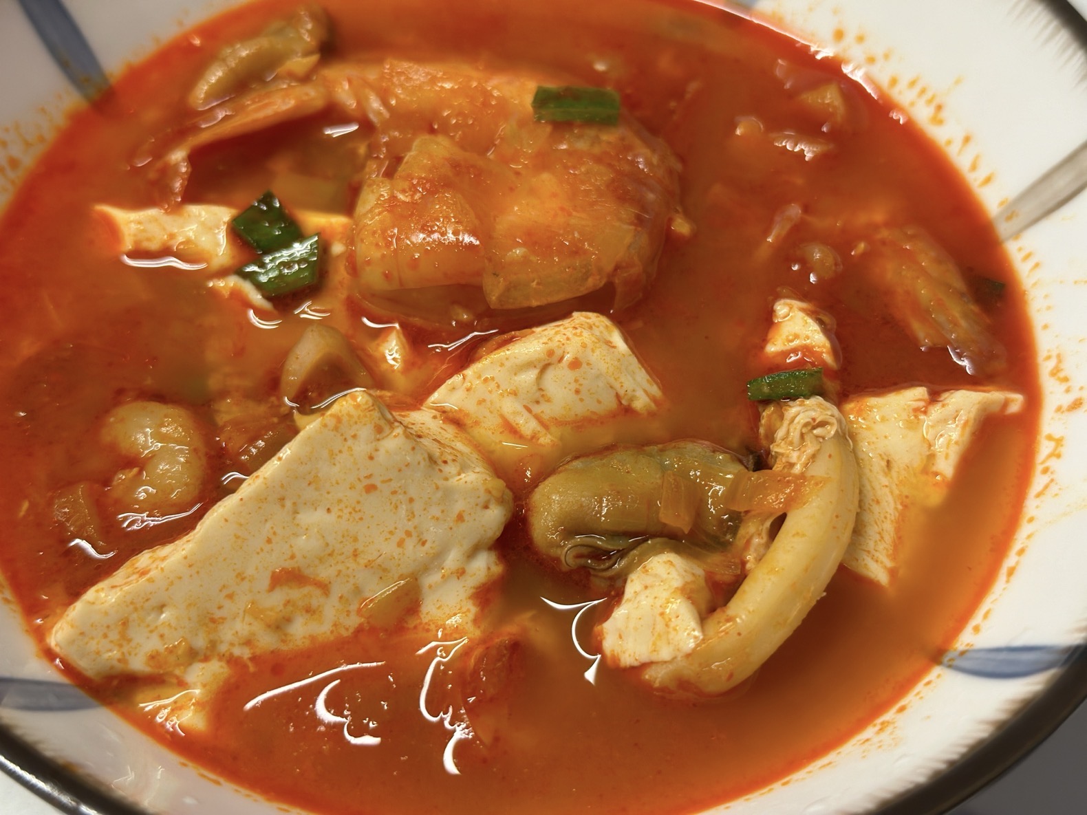 韩国草堂海鲜嫩豆腐汤