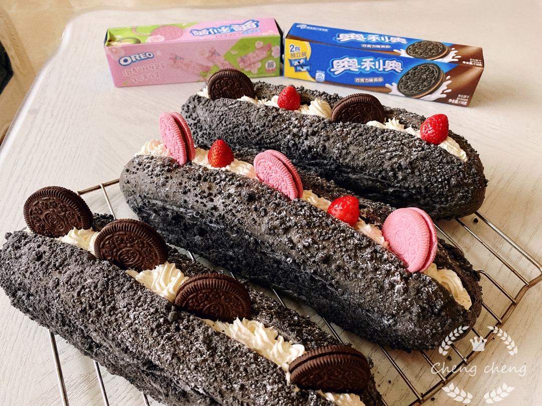 草莓🍓奥利奥魔法棒面包