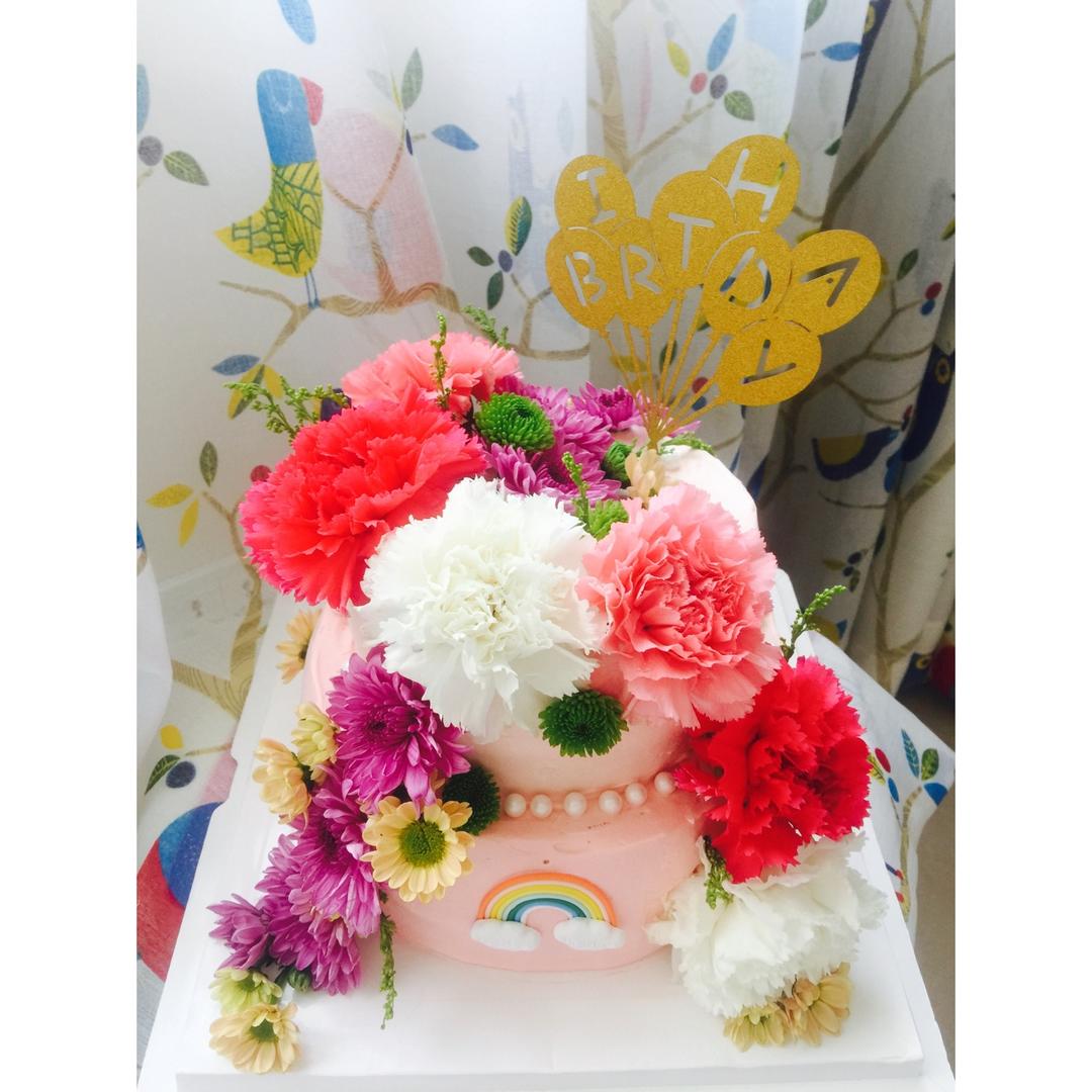 鲜花蛋糕