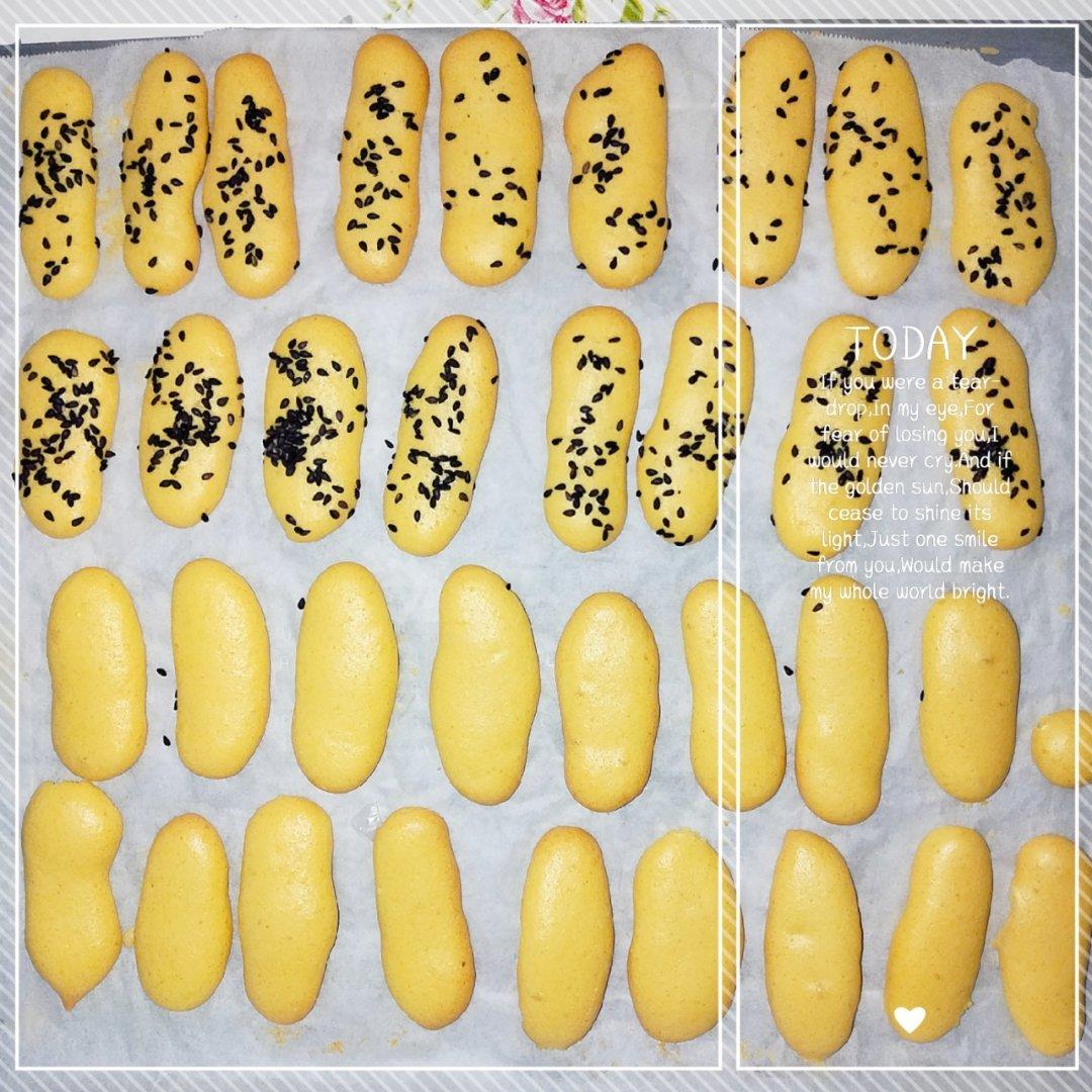 宝宝辅食系列之芝麻手指小饼干