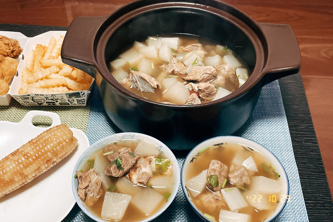 大白萝卜清炖牛肉