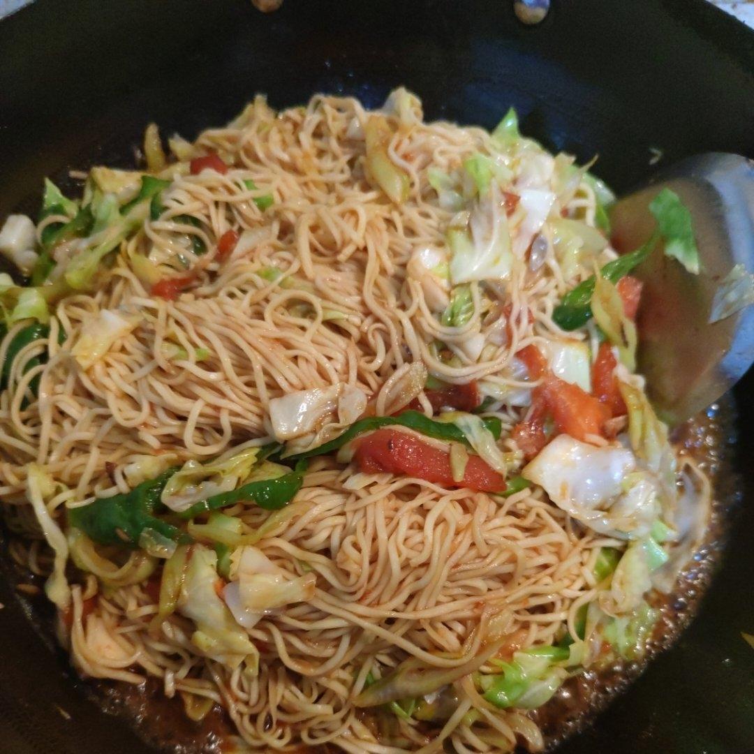 家常炒细面