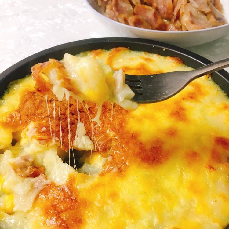 香浓芝士焗土豆泥（超有料）