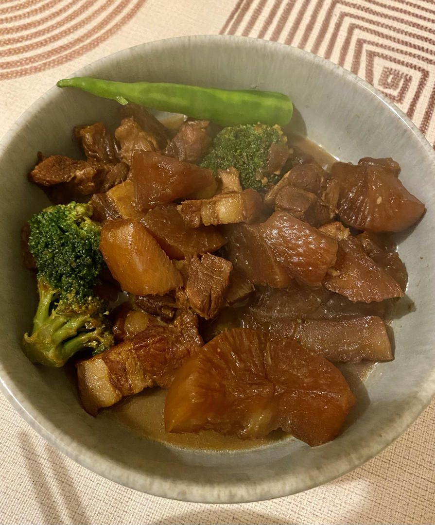 家常萝卜烧肉