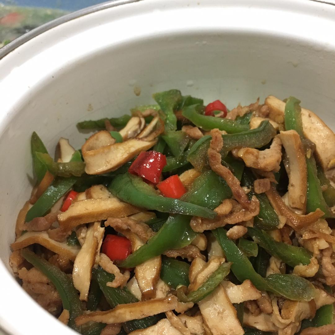 青椒肉丝炒香干
