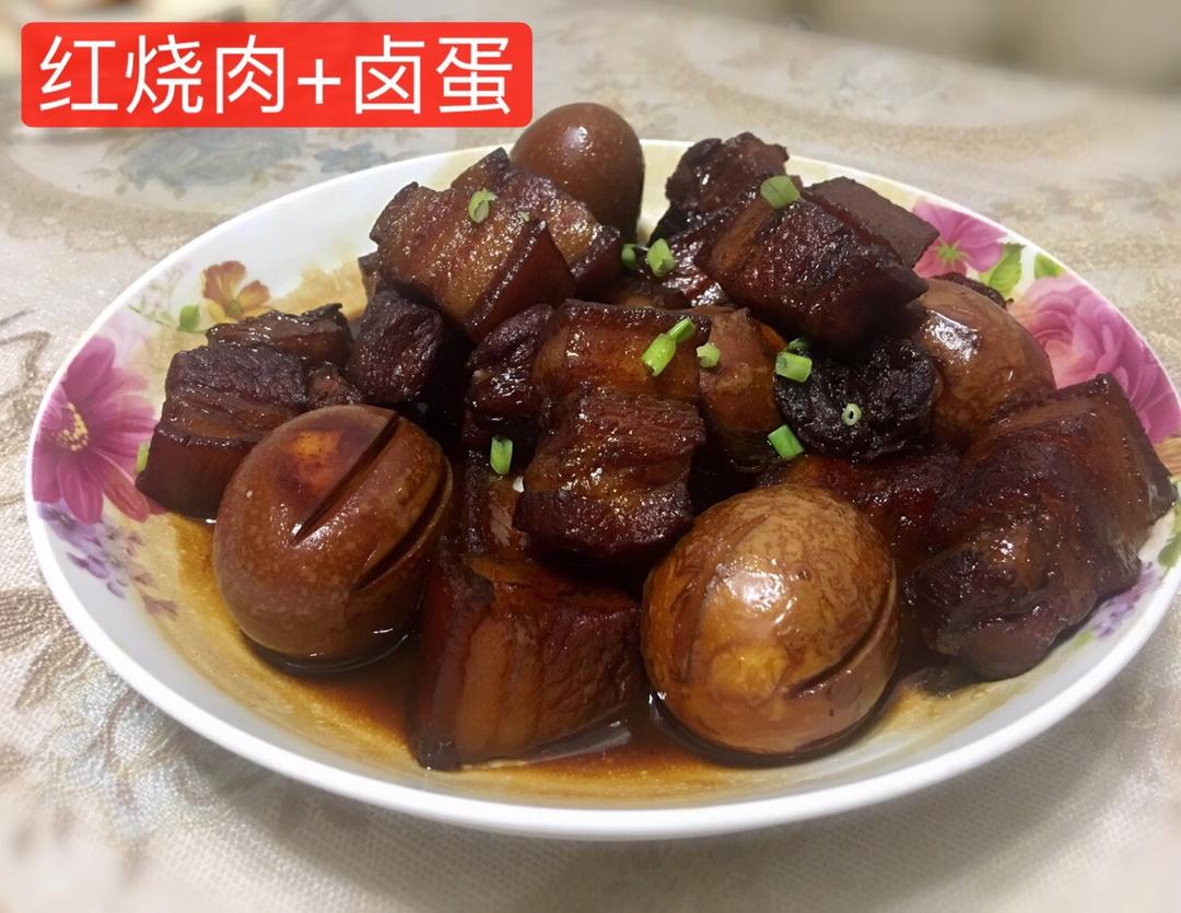 其实也不是很难的红烧肉烧蛋