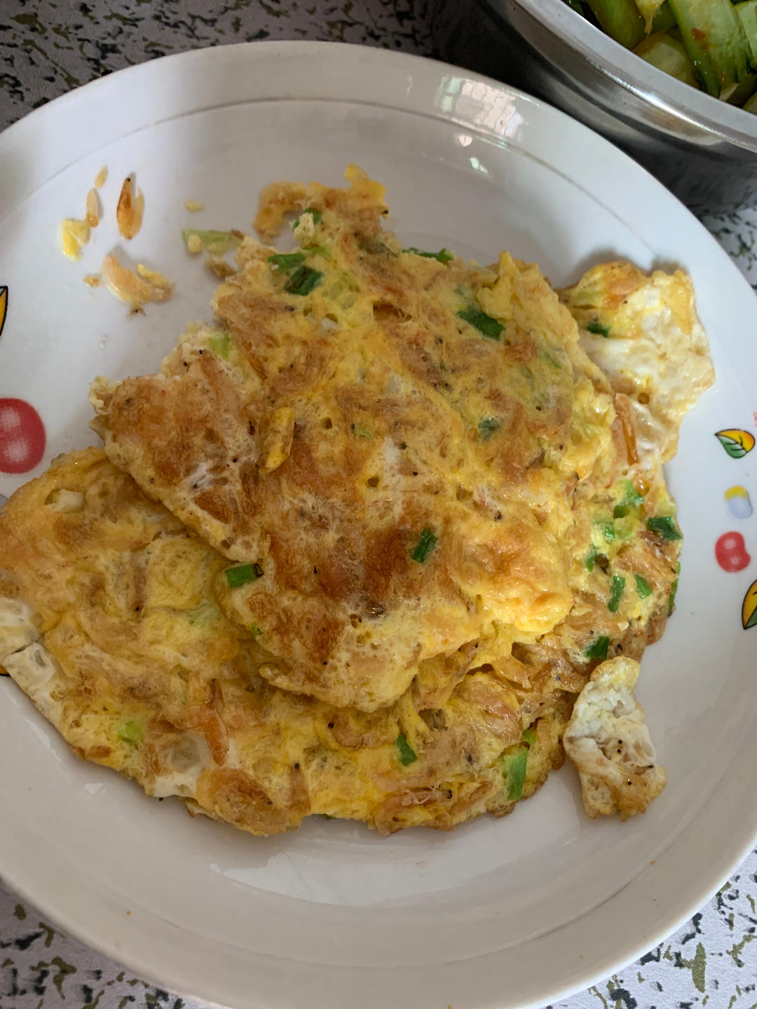 虾皮炒鸡蛋(快点补钙！)