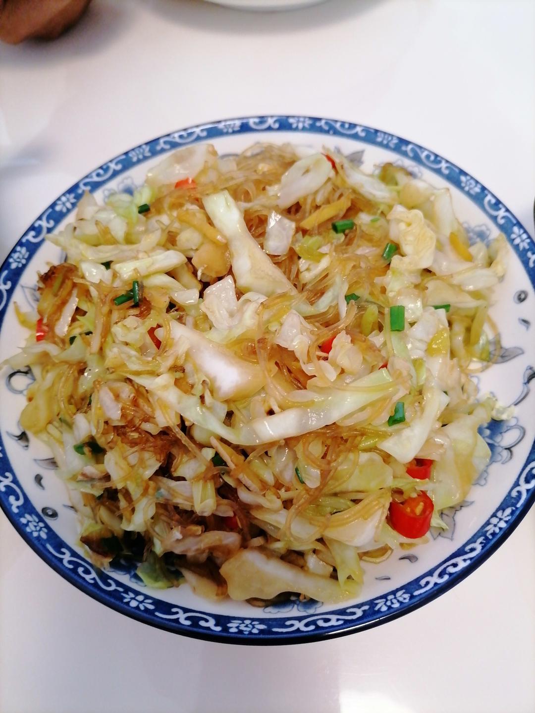 超级下饭菜～包菜炒粉丝