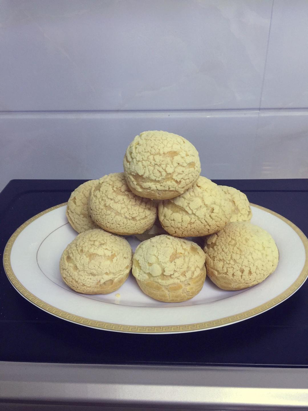 酥皮泡芙的做法