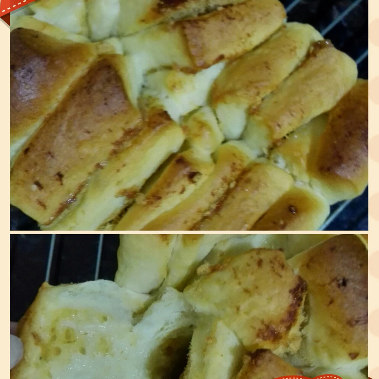 手撕千层肉松面包