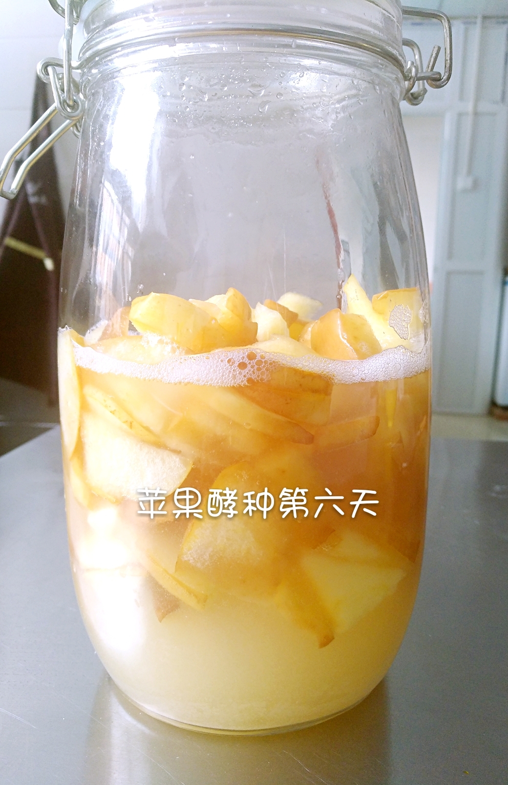 苹果酵种的做法 步骤6