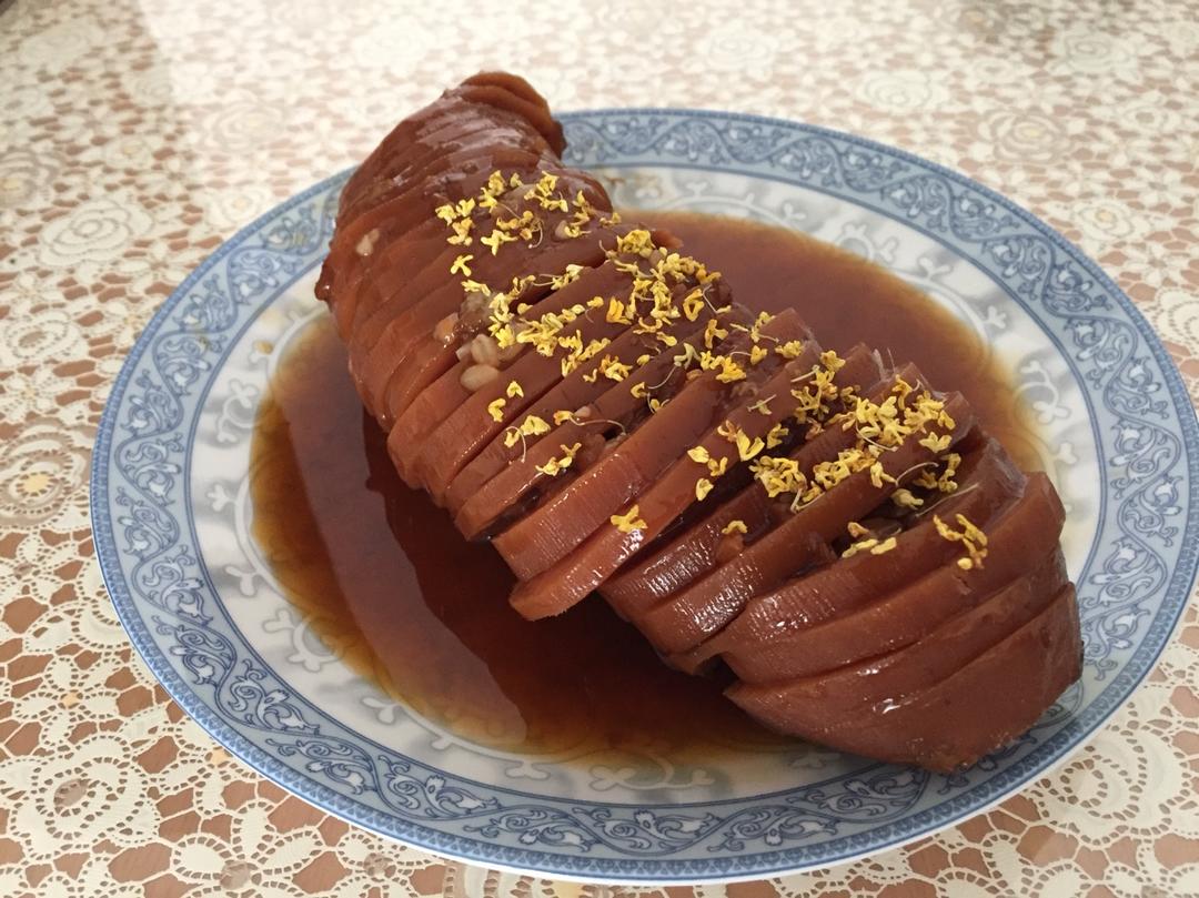 堂妈教你做桂花糯米藕