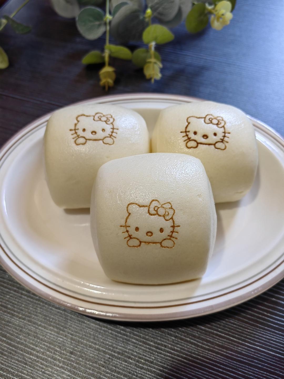 烫面馒头（一次发酵，个个水光肌）