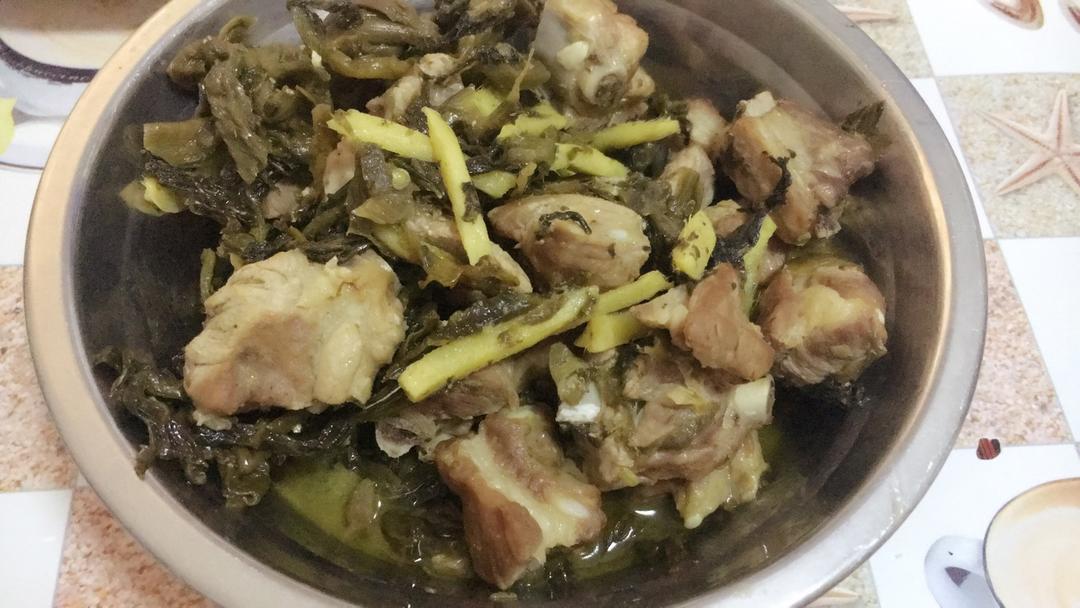 酸菜炖排骨