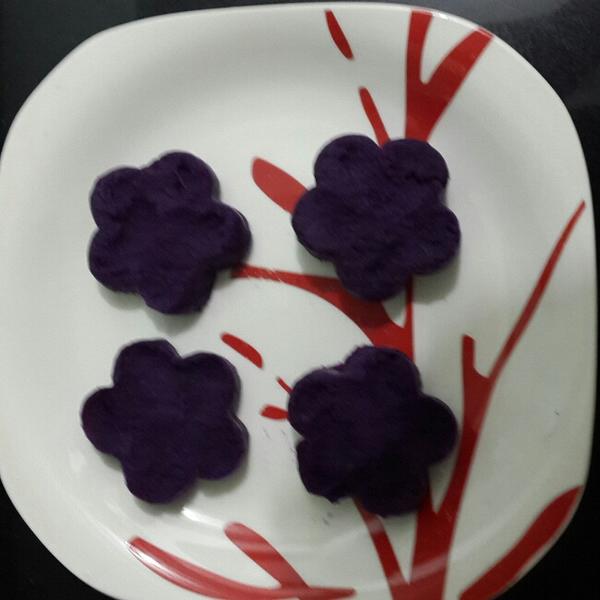 干果桂花紫薯糕