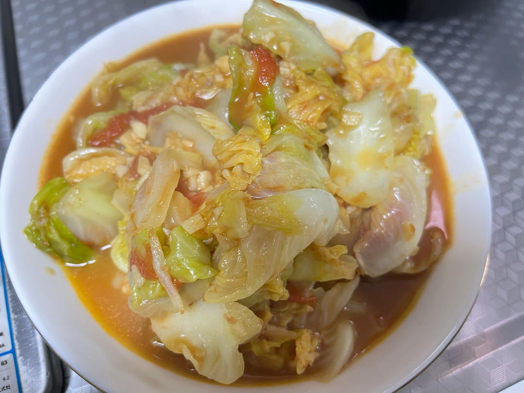 🔥低脂低卡好吃不胖❗️酸爽开胃的茄汁包菜