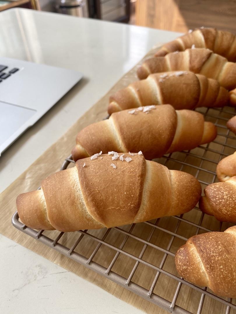 脆皮盐面包｜法国老面