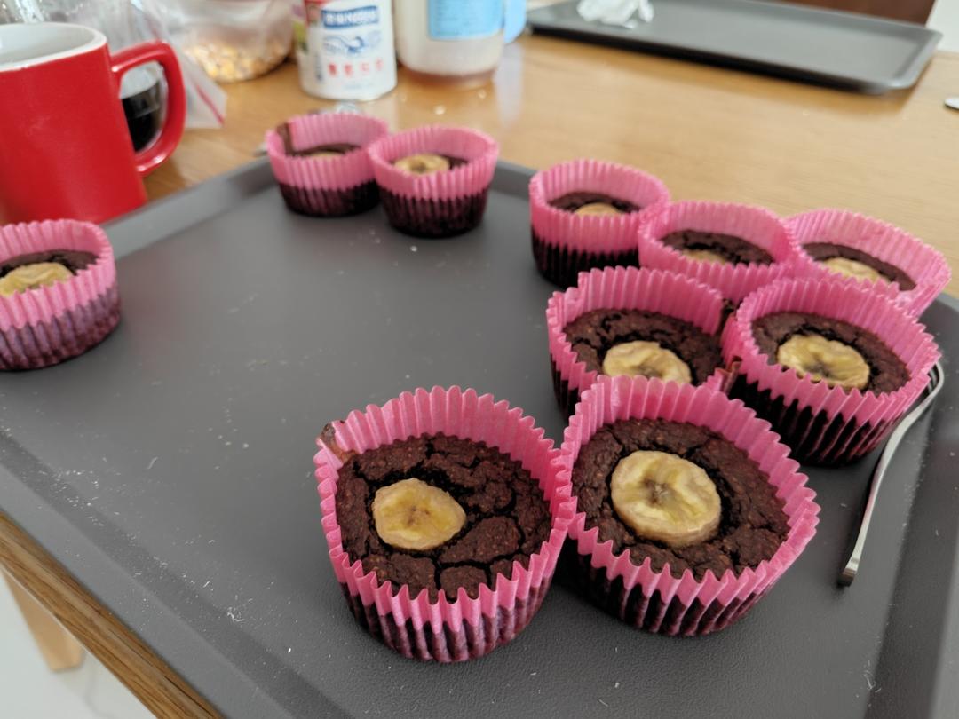 帕梅拉减脂❗️甜品🍰可可燕麦黑巧香蕉磅蛋糕