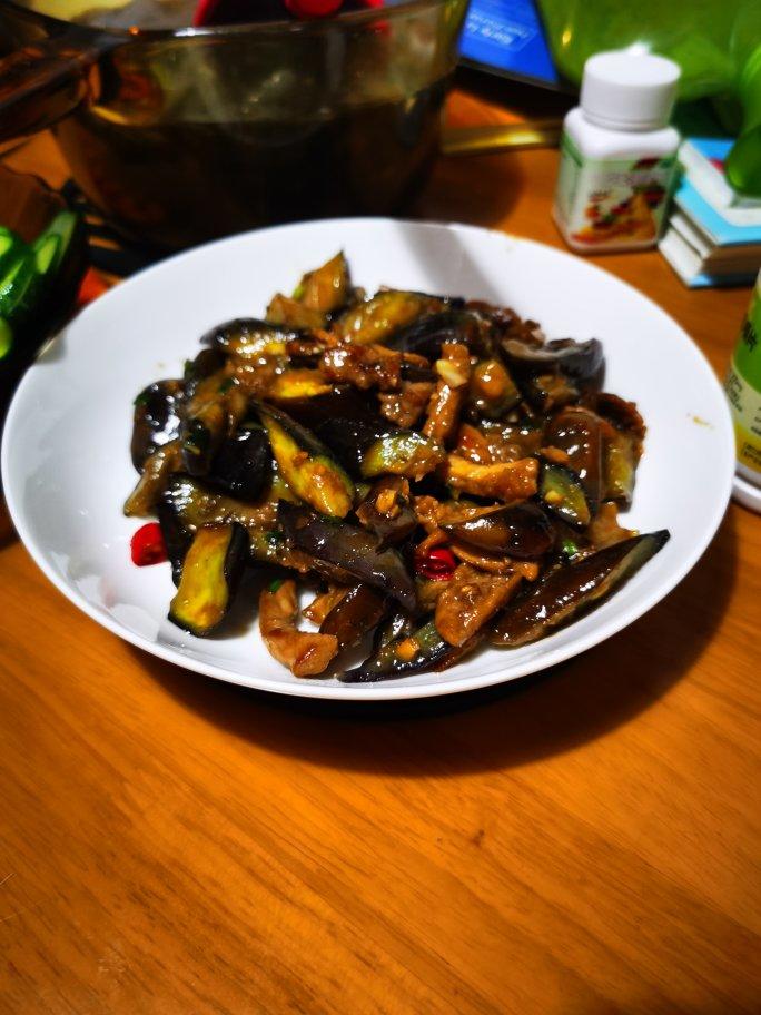 肉丝烧茄子
