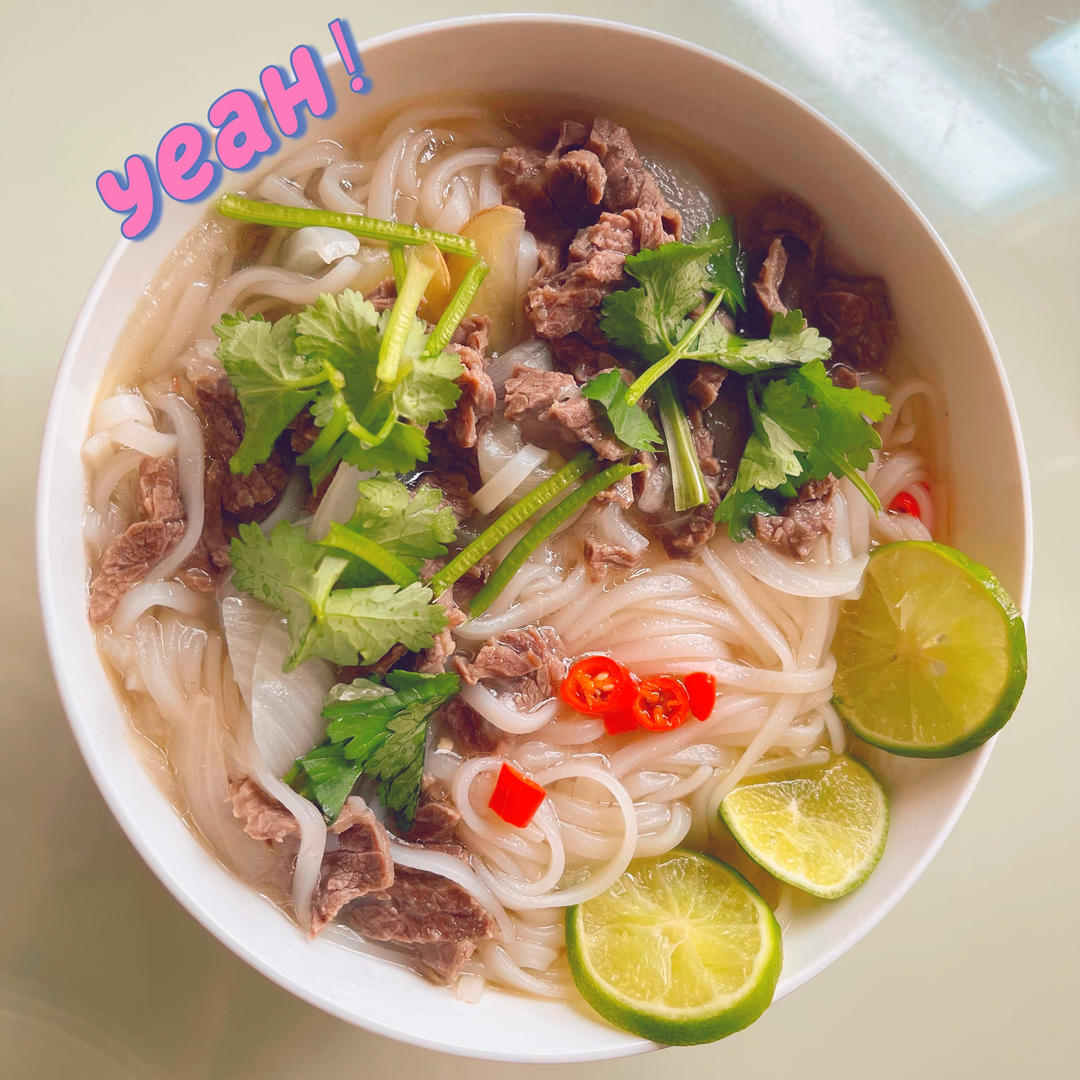 越南牛肉粉pho(气壓煲版）