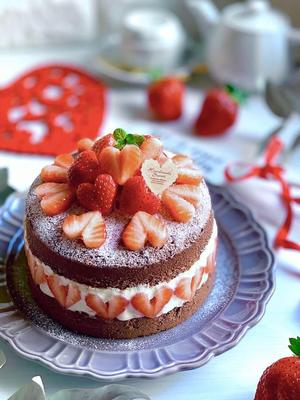 【全网最全合集】搬运🍓漂亮的草莓蛋糕~草莓季装饰灵感图的做法 步骤83