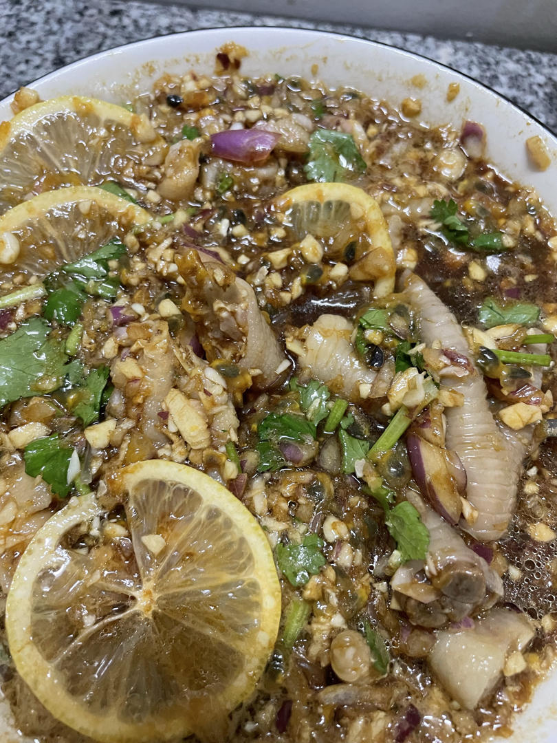 🍋柠檬百香果🌶️酸辣网红鸡爪