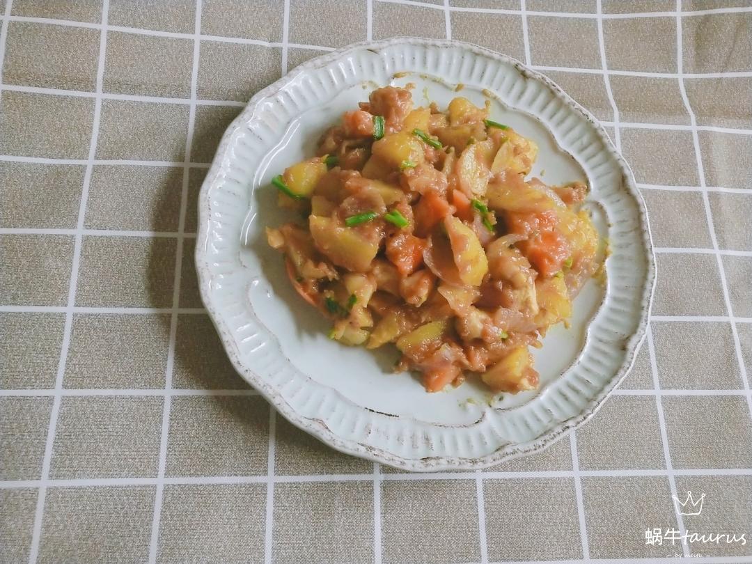 咖喱鸡肉块的做法