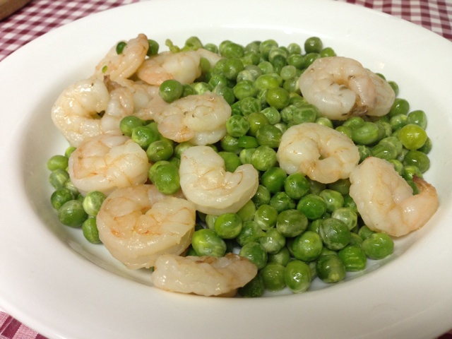 豌豆炒虾仁