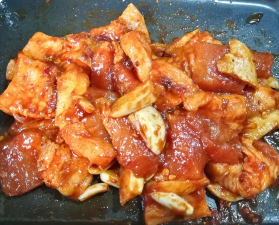 不用一滴油的韩式烤肉（空气炸锅系列之三）的做法 步骤7