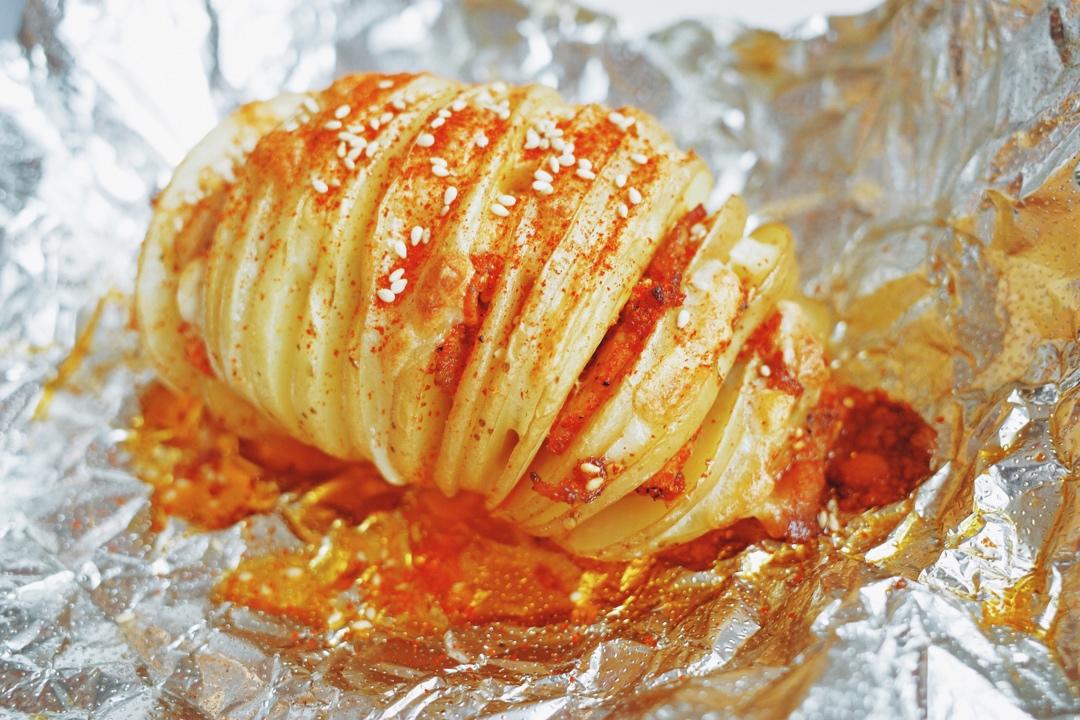 芝士培根风琴土豆