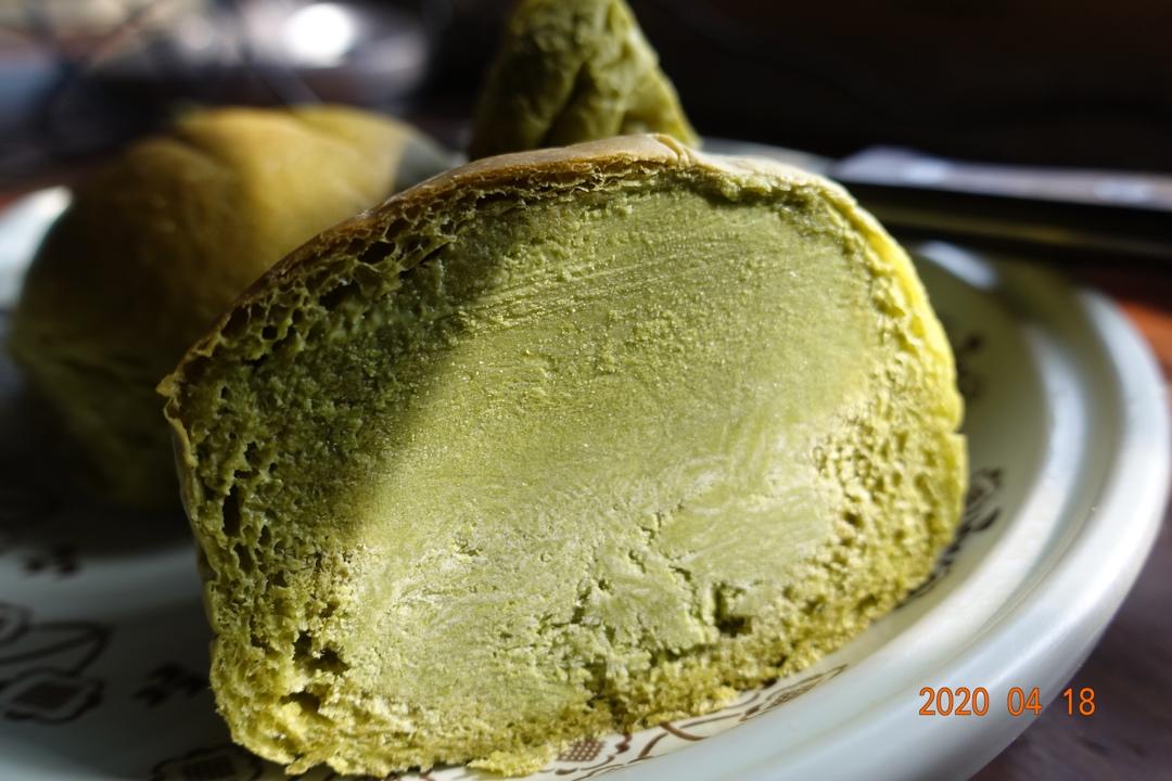 抹茶冰心小面包