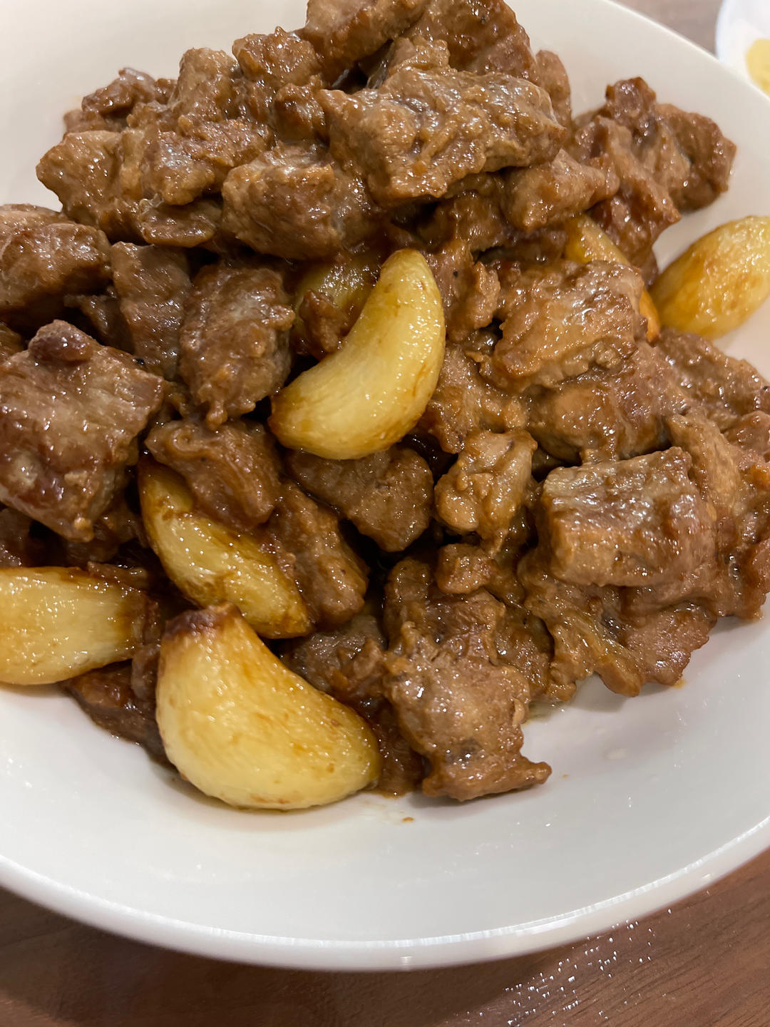 黑蒜子牛肉粒