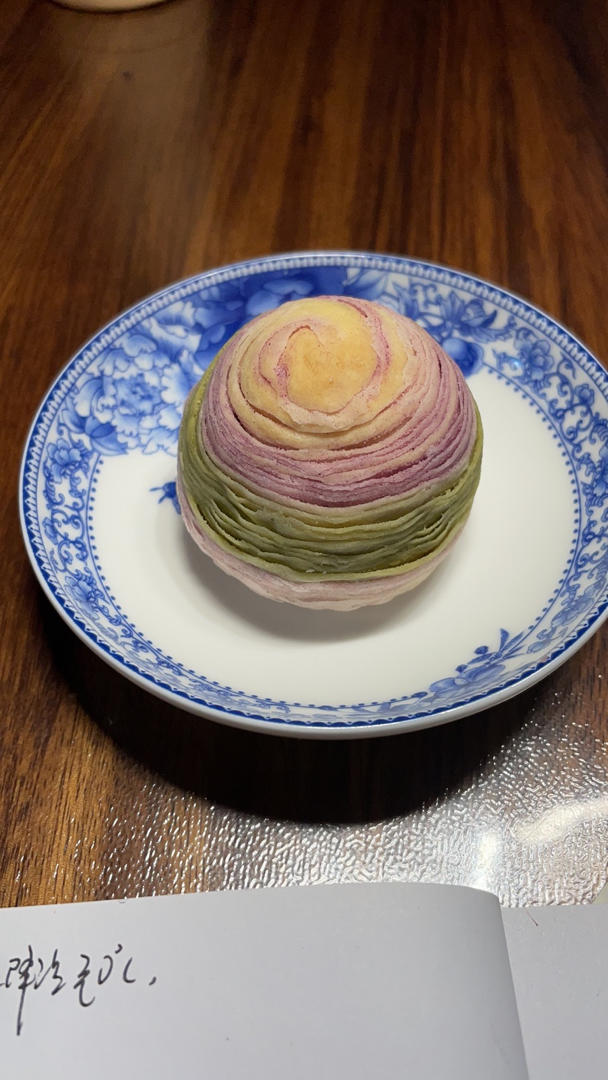 彩虹渐变蛋黄酥（无需揉出膜）
